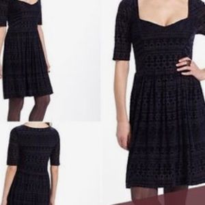 COPY - Anthropologie Meadow Rue Velvet Geo Dress